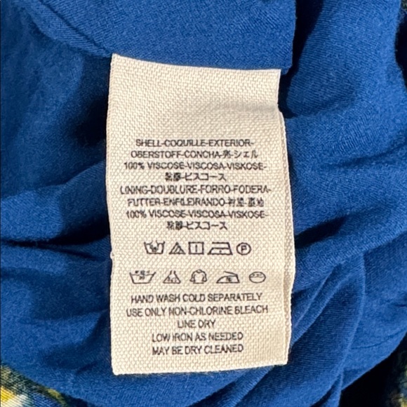 Free People Floral Romper Pants Blue Women’s Size 2 - Picture 11 of 16